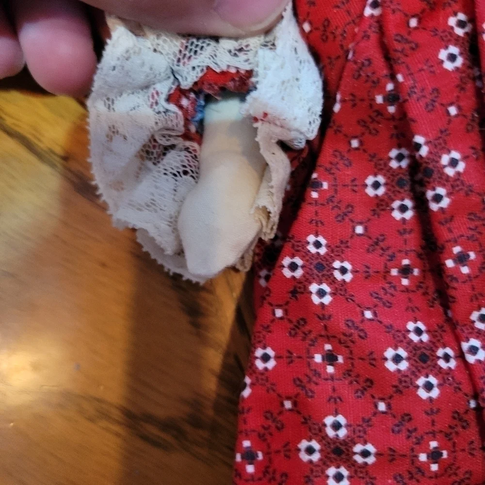 Vintage Doll with Handmade Clothing